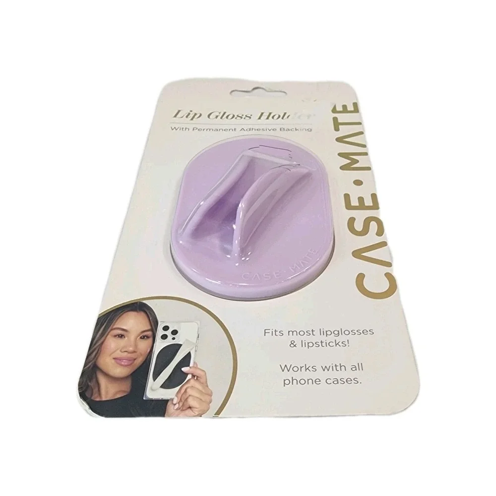 Case Mate Lip Gloss Holder w/Perm Adhesive Backing Lavender